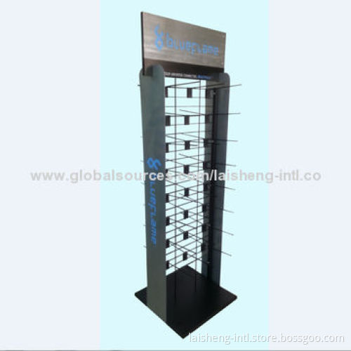 POP Metal phone accessories display stand, made of steel sheet
